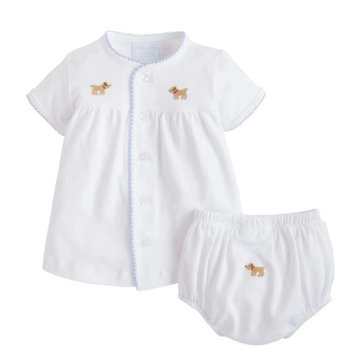 Pinpoint Layette Knit Set - Boy Lab Boy Set Little English 