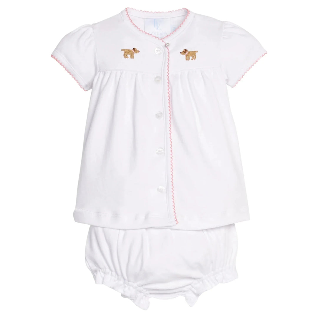 Pinpoint Layette Knit Set - Girl Lab Girl Set Little English 