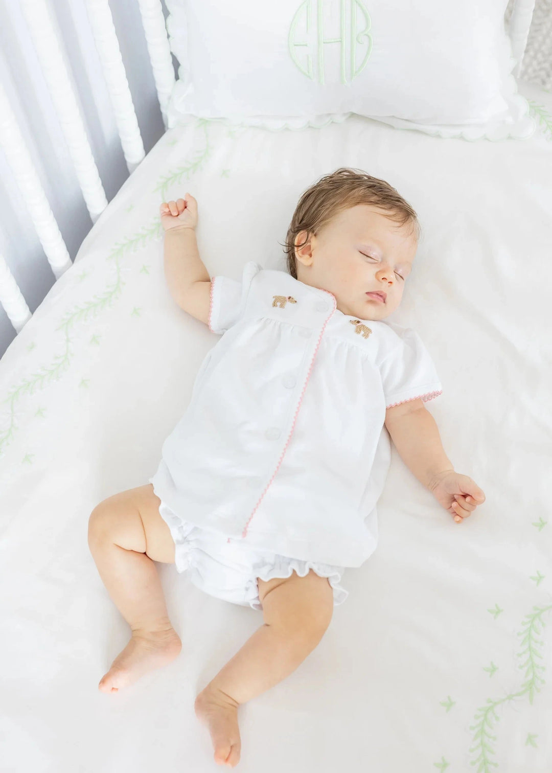 Pinpoint Layette Knit Set - Girl Lab Girl Set Little English 
