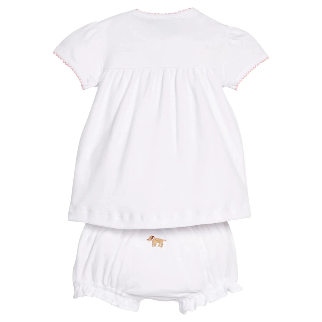 Pinpoint Layette Knit Set - Girl Lab Girl Set Little English 
