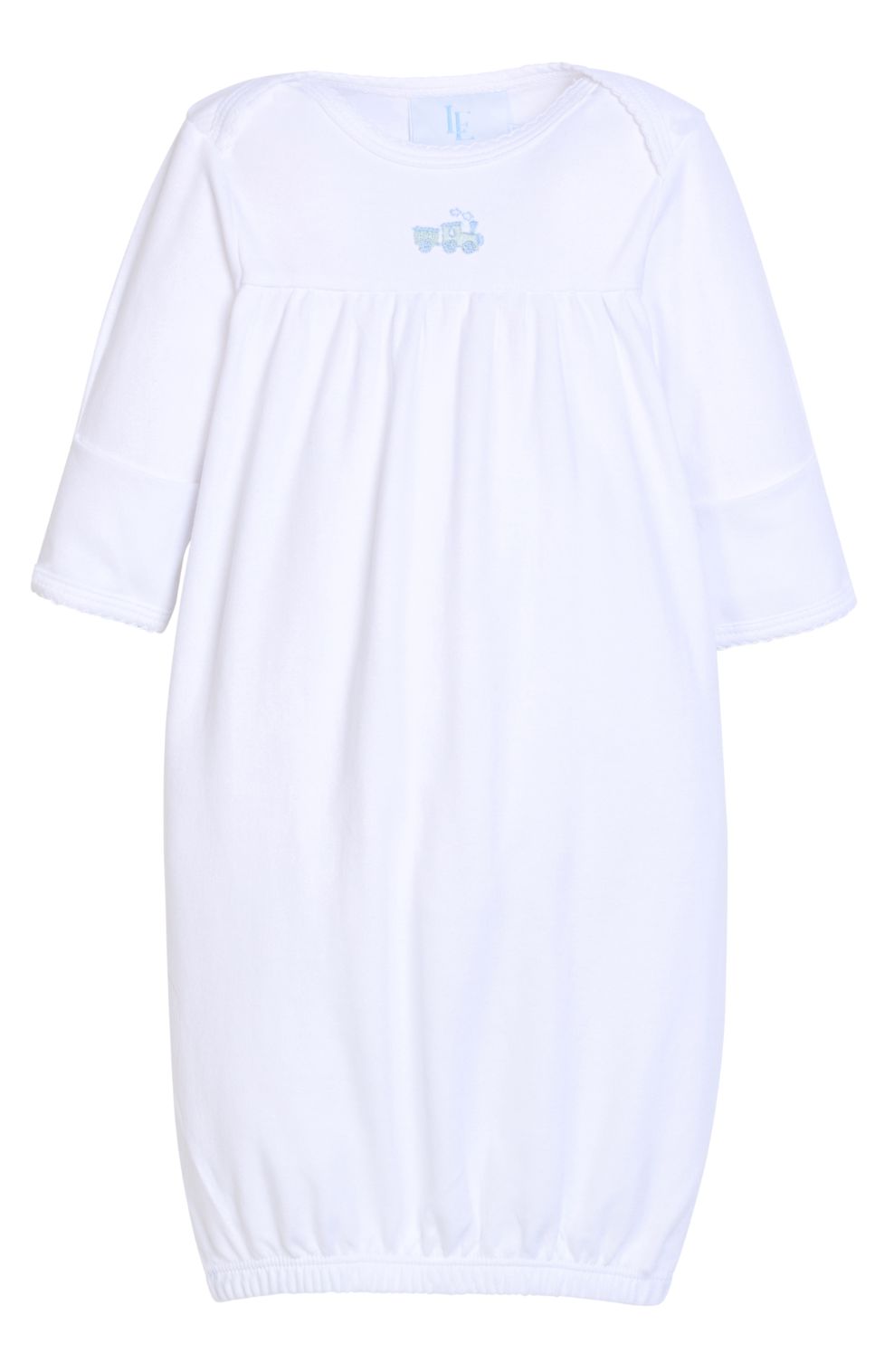 Pinpoint Newborn Gown - Train Boy Converter Gown Little English 