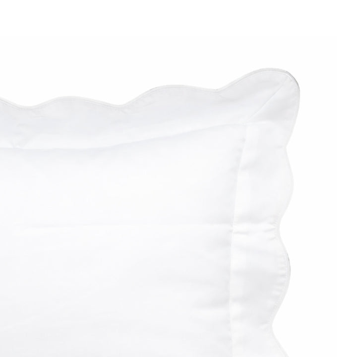 Piped Scalloped Trim Baby Pillow Sham Pillowcase Duc Star 
