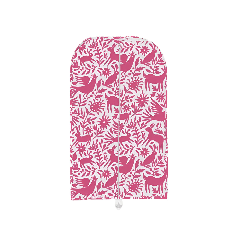 Piper Otomi Quilted Garment Bag - Pink Fucshia Garment Bag TRVL Design 
