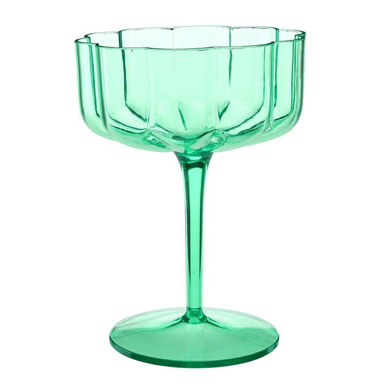 Plastic Coupe Glasses - Set of 4 Champagne Glass Vietri 