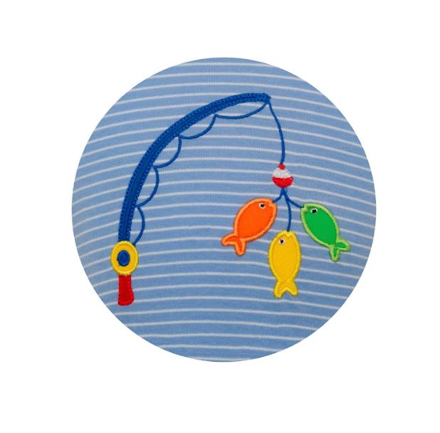 Play Romper - Fishing Lures Boy Romper Claire and Charlie 