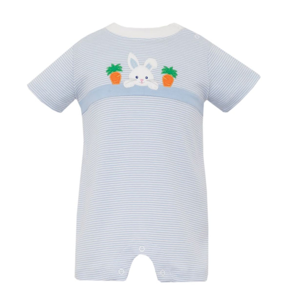 Play Romper - Peek-a-Boo Bunny Boy Romper Claire and Charlie 
