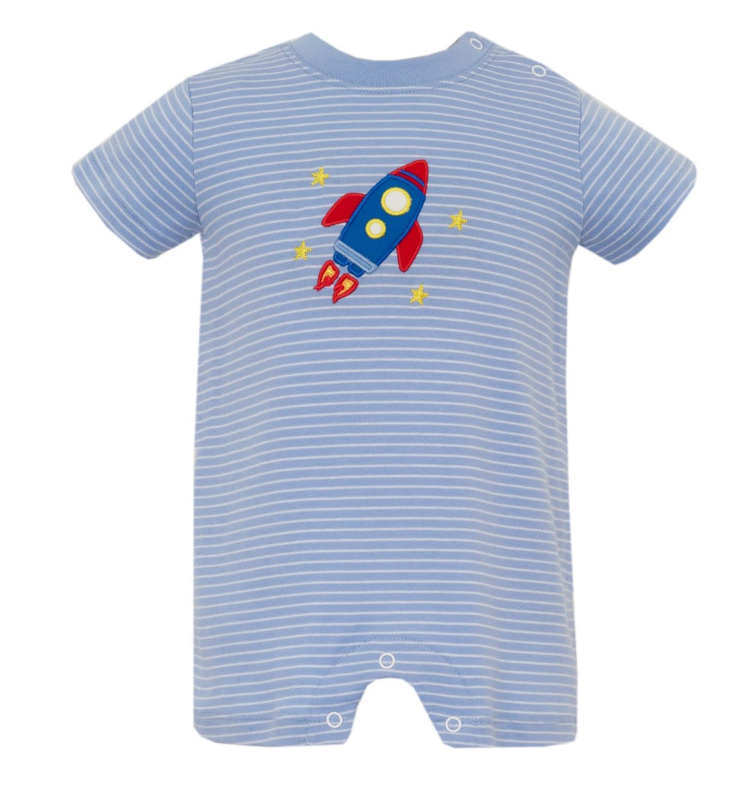 Play Romper - Rocketship Boy Romper Claire and Charlie 
