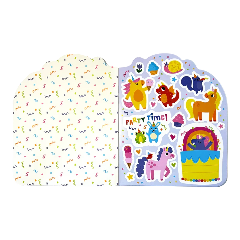 Playful Pages Activity Book - Unicorn Party Coloring Supplies Ooly 