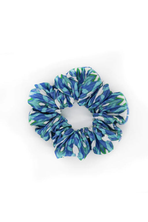 Pleated Scrunchie - Palladio Blue Accessories Laura Park Design 