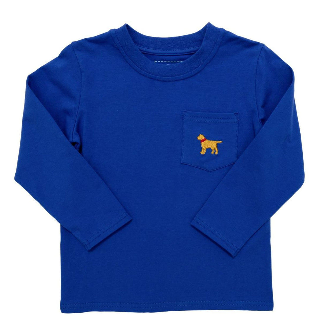 Pocket Tee Shirt - Dog Boy Shirt Trotter Street Kids - Itsy Bitsy 