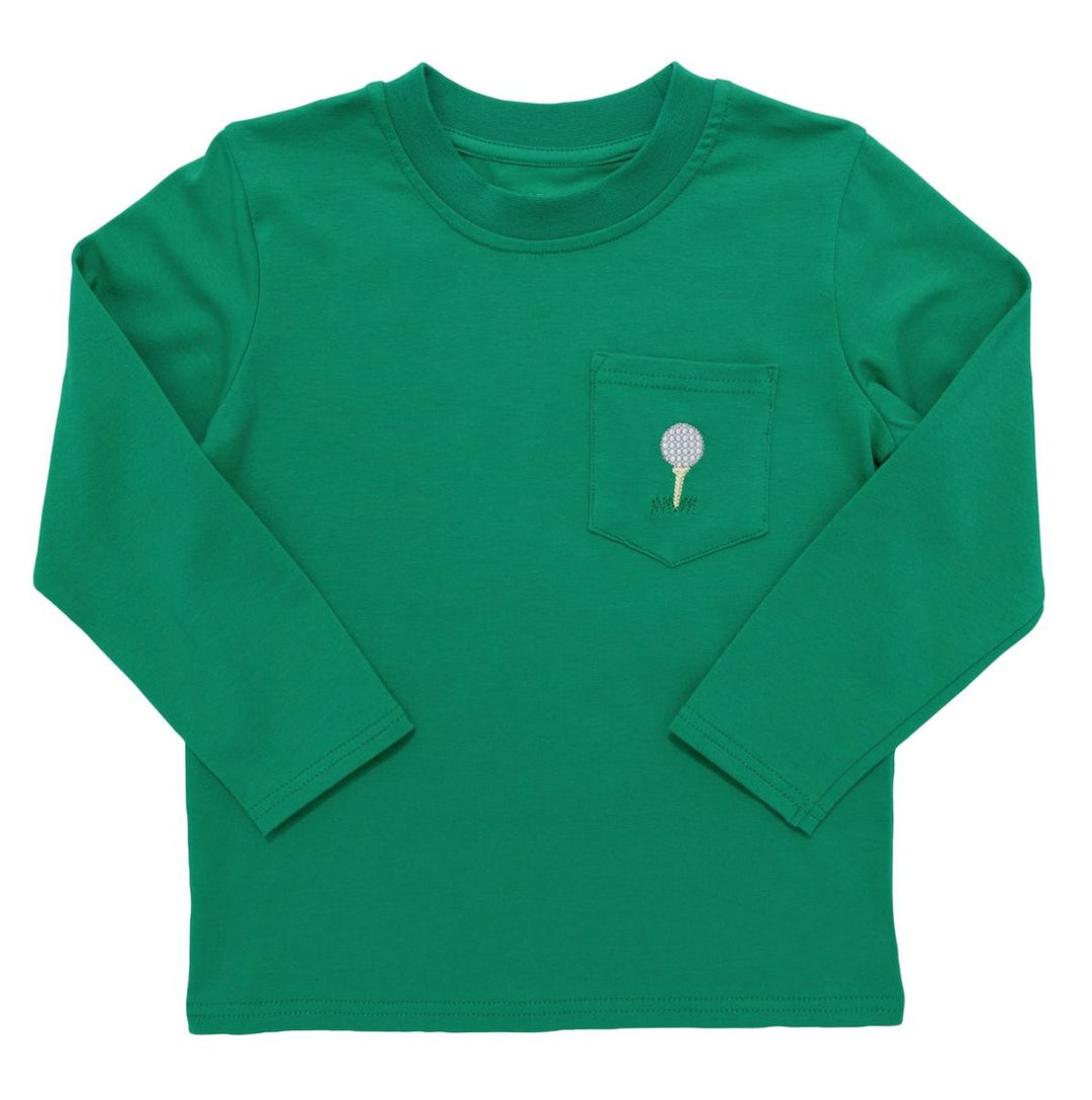 Pocket Tee Shirt - Golf Boy Shirt Trotter Street Kids - Itsy Bitsy 