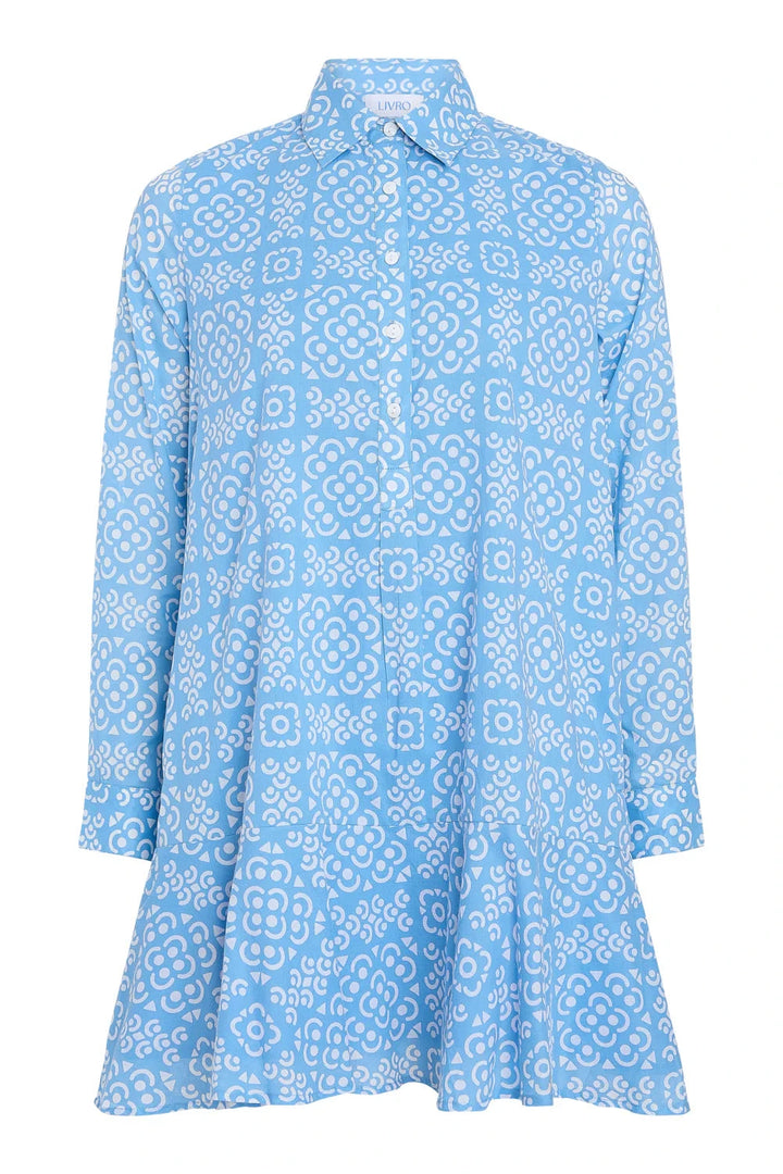 Polly Dress - Lanai Tiles Womens Dress Livro 