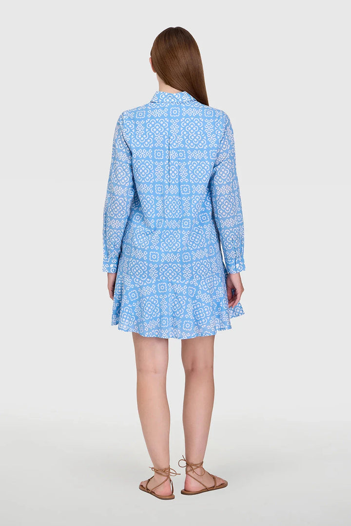 Polly Dress - Lanai Tiles Womens Dress Livro 