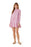 Polly Dress - Pink Trailing Vines Womens Dress Livro 