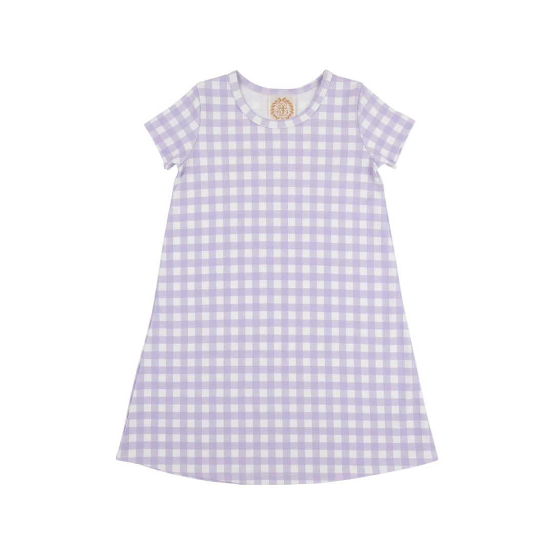 Polly Play Dress - Lauderdale Lavender Gingham Girl Dress Beaufort Bonnet 