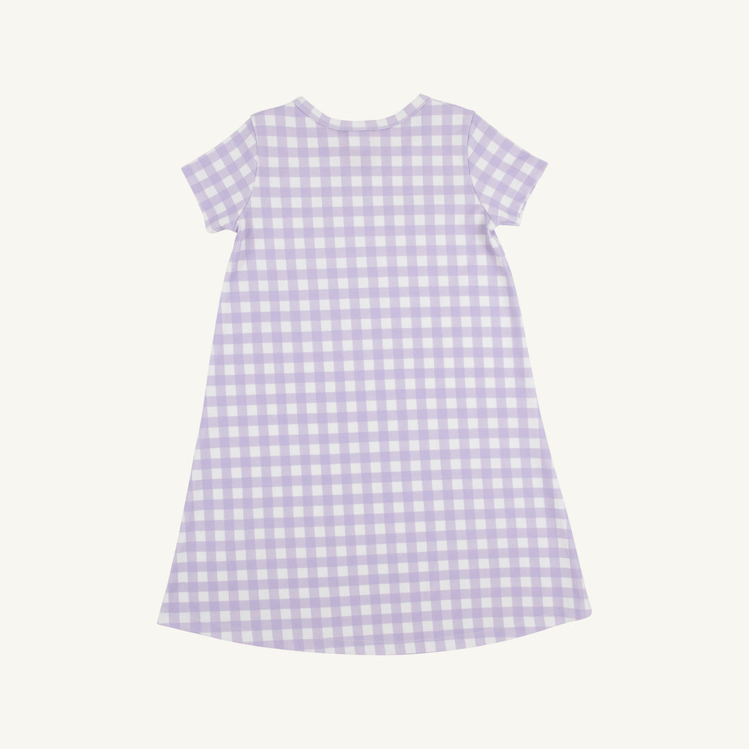 Polly Play Dress - Lauderdale Lavender Gingham Girl Dress Beaufort Bonnet 