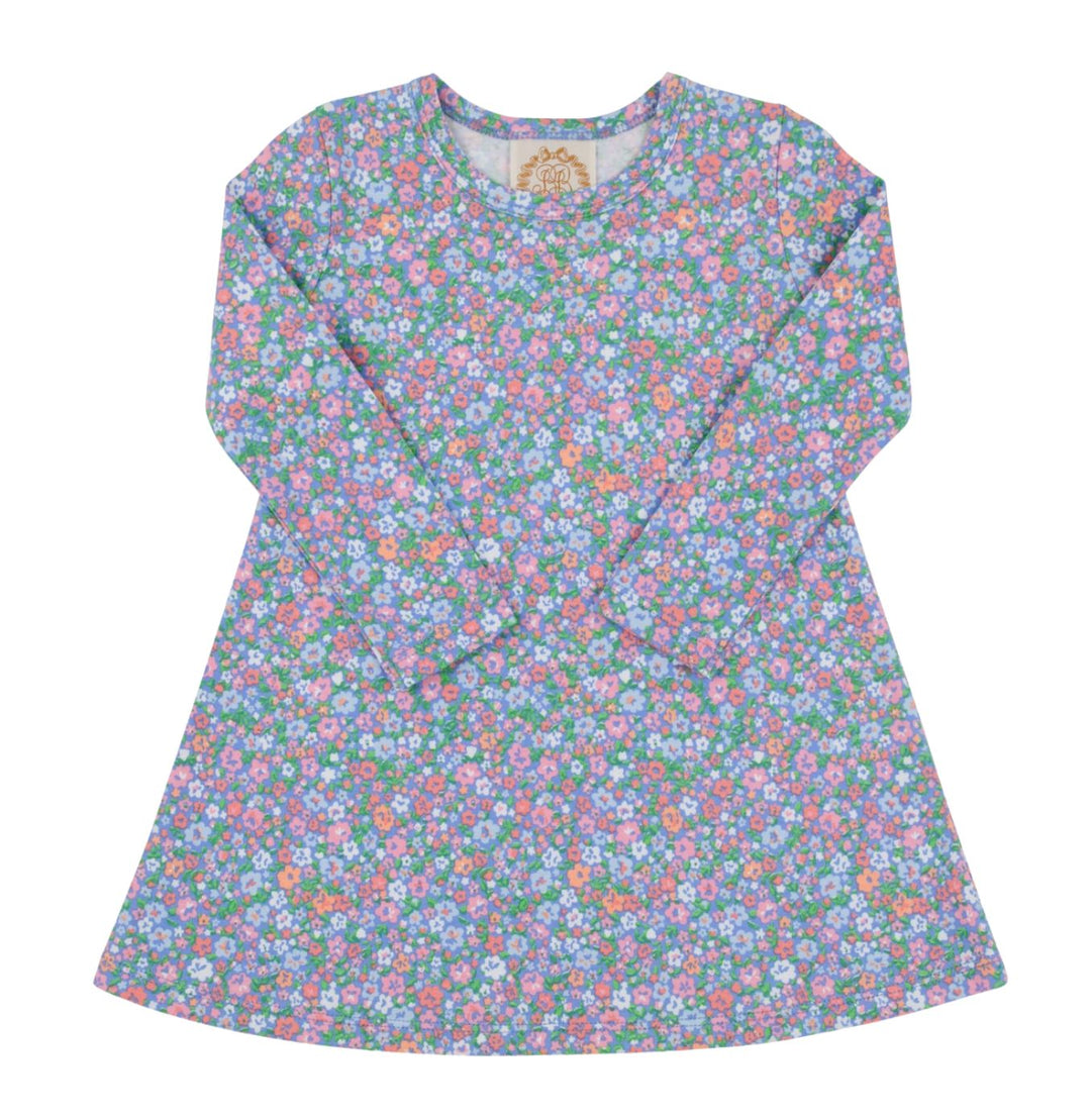 Polly Play Dress - Long Sleeve - Mountain Brook Mini Floral Girl Dress Beaufort Bonnet 