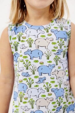 Polly Play Dress - Sleeveless - Bal Harbor Hippo Girl Dress Beaufort Bonnet 