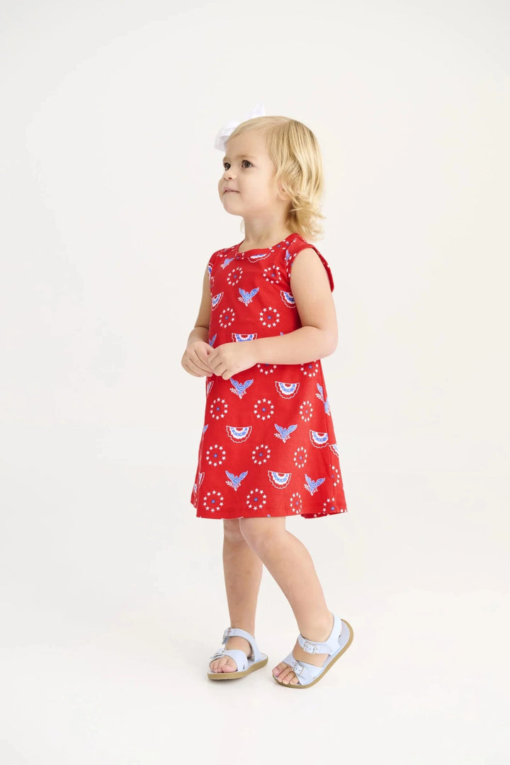 Polly Play Dress - Sleeveless - Star Spangled Swag Girl Dress Beaufort Bonnet 