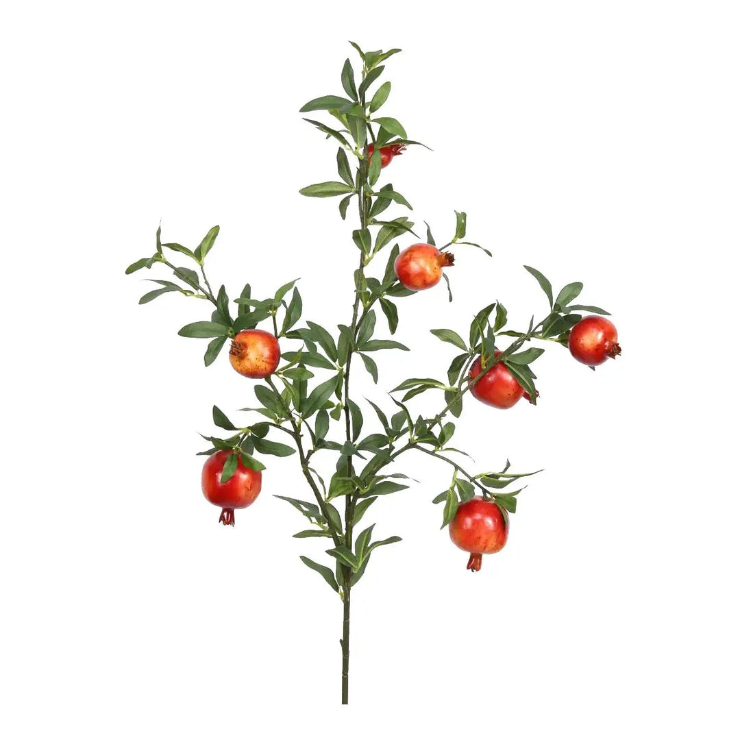 Pomegranate Stem - 32" Faux Florals Mills Floral 
