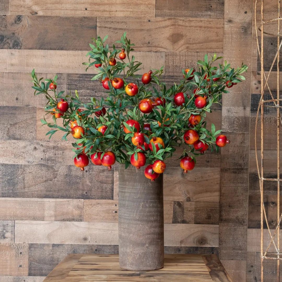 Pomegranate Stem - 32" Faux Florals Mills Floral 