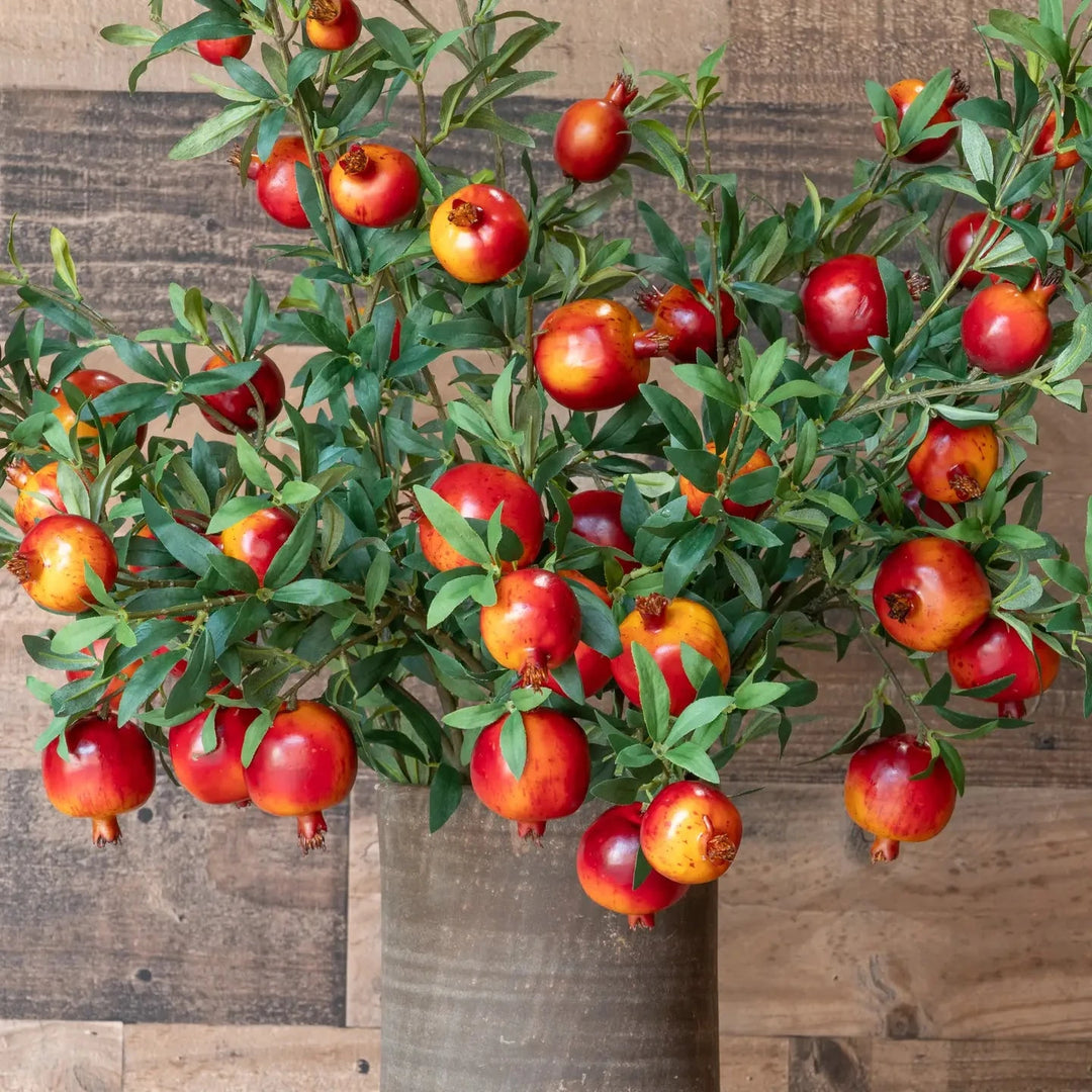 Pomegranate Stem - 32" Faux Florals Mills Floral 