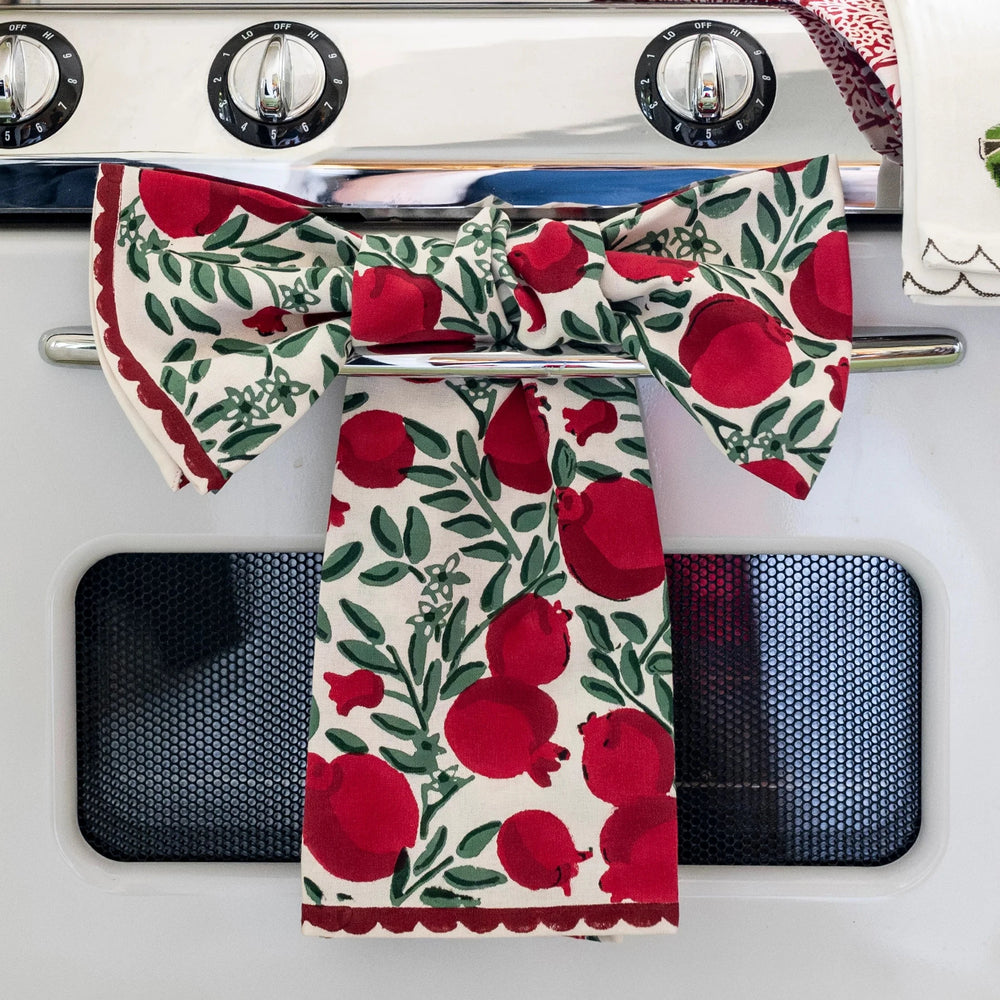 Pomegranate Vine Hand Towels- Set of 2 Tea Towels Pomegranate 