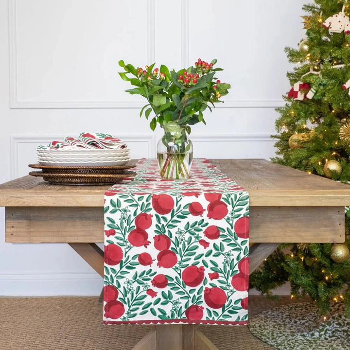Pomegranate Vine Table Runner Table Runner Pomegranate 