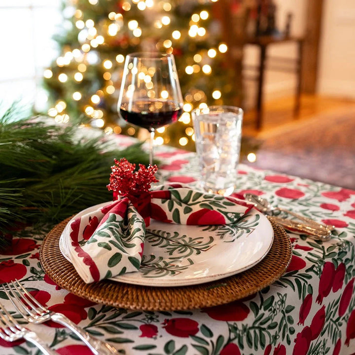 Pomegranate Vine Tablecloth - 60x120 Tablecloth Pomegranate 