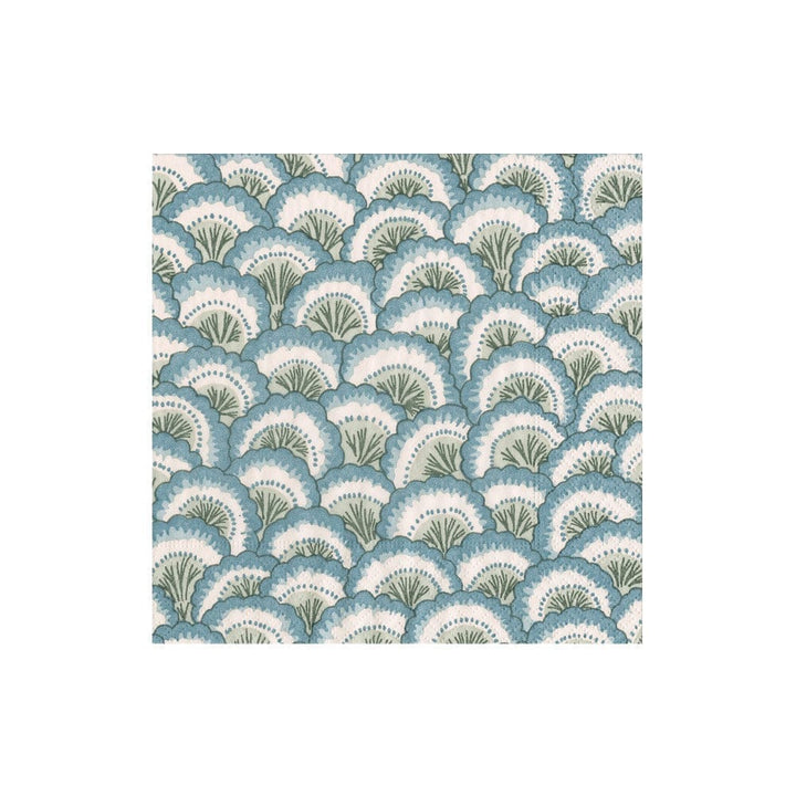 Pontchartrain Scallop Blue Cocktail Napkin Box Cocktail Napkins Caspari 