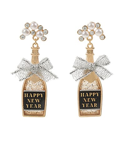 Pop The Bottle Earrings Womens Earrings Golden Stella 