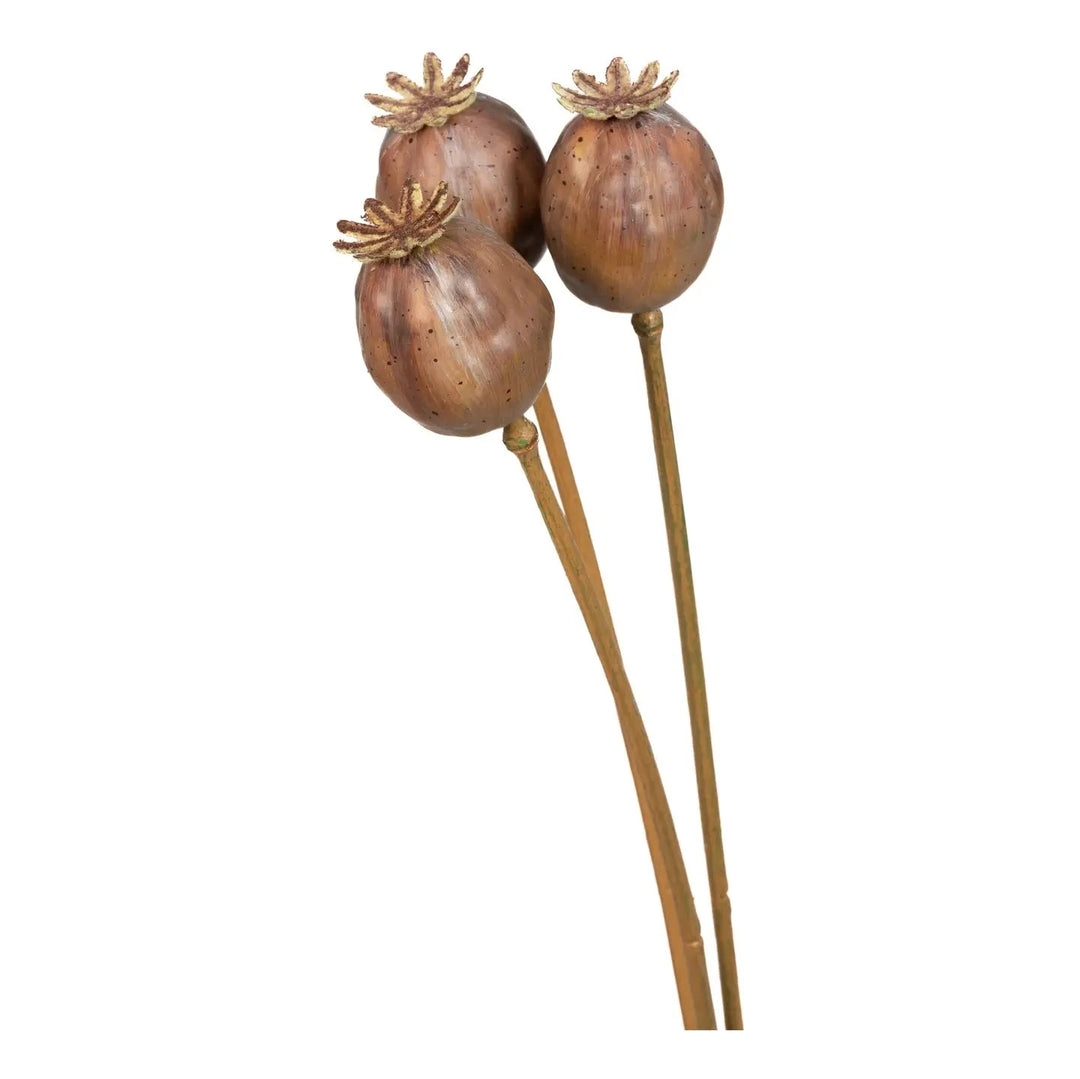 Poppy Pod Bunch - 20" Faux Florals Mills Floral 