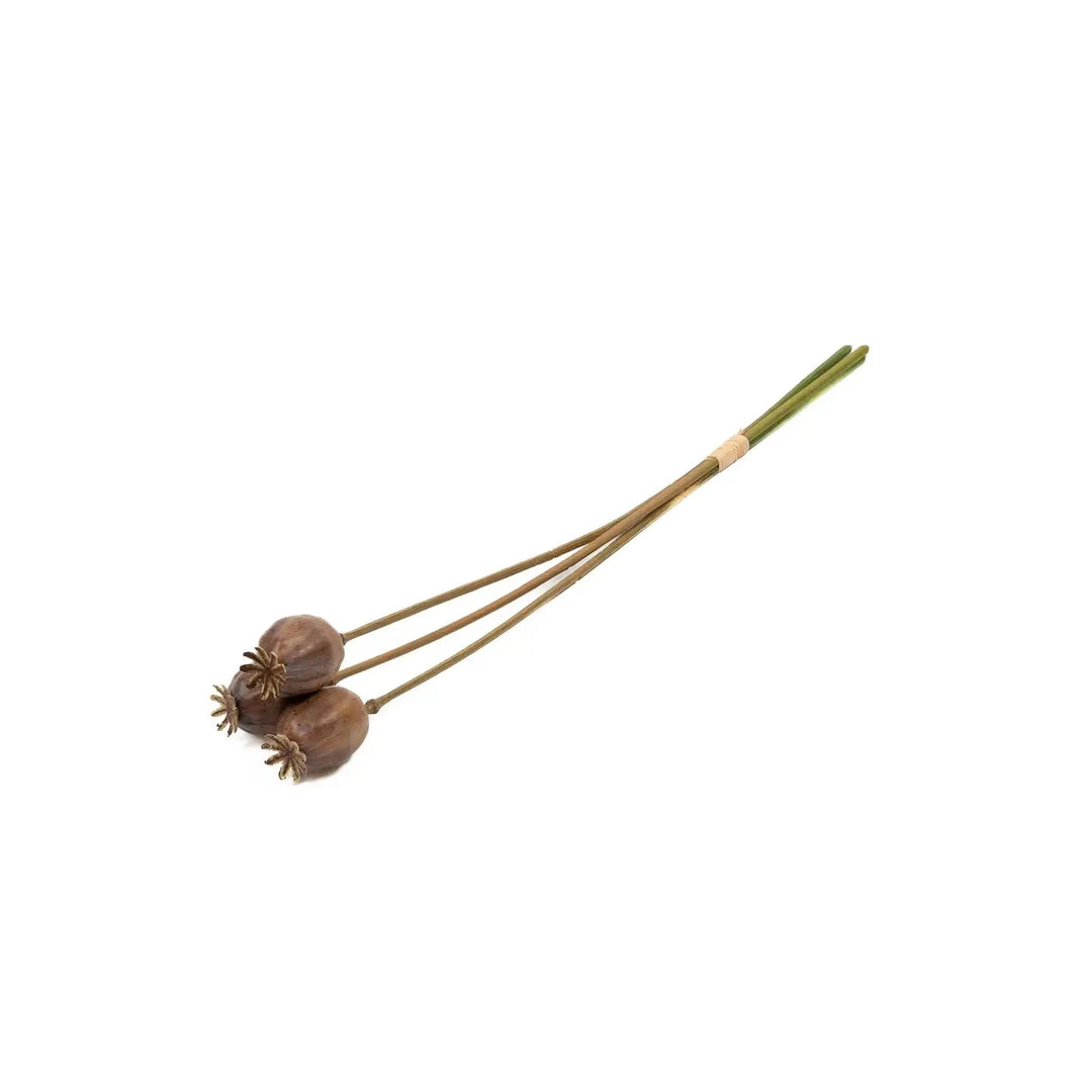 Poppy Pod Bunch - 20" Faux Florals Mills Floral 