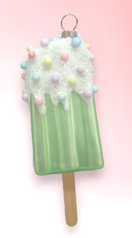 Popsicle Ornament Christmas Decor December Diamonds Green 