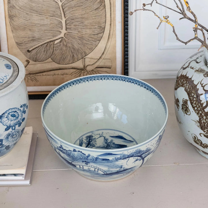 Porcelain Vintage Reproduction Planter Decorative Bowl Creative Co-Op 
