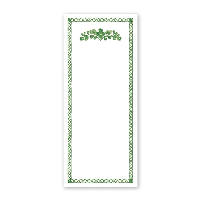 Porcellana Verde Skinny Notepad Notebooks & Notepads Dogwood Hill 