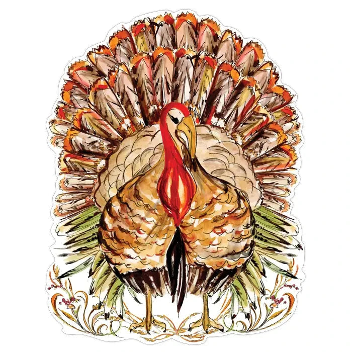 Posh Die Cut Standing Turkey Placemats Placemats Rosanne Beck 