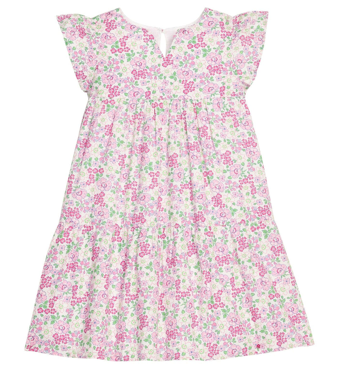 Positano Dress - Pink Bloomsbury Blossoms Girl Dress Bisby 