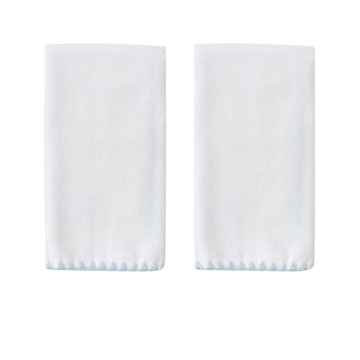 Powder Bath Towel - Light Blue Stitching Bath Towels Weezie Standard 