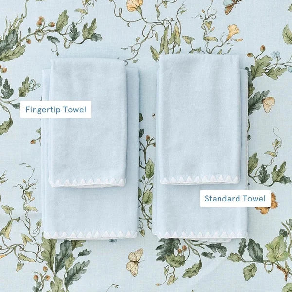 Powder Bath Towel - Solid Light Blue Bath Towels Weezie 