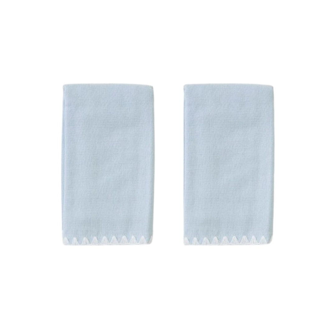 Powder Bath Towel - Solid Light Blue Bath Towels Weezie Fingertip 