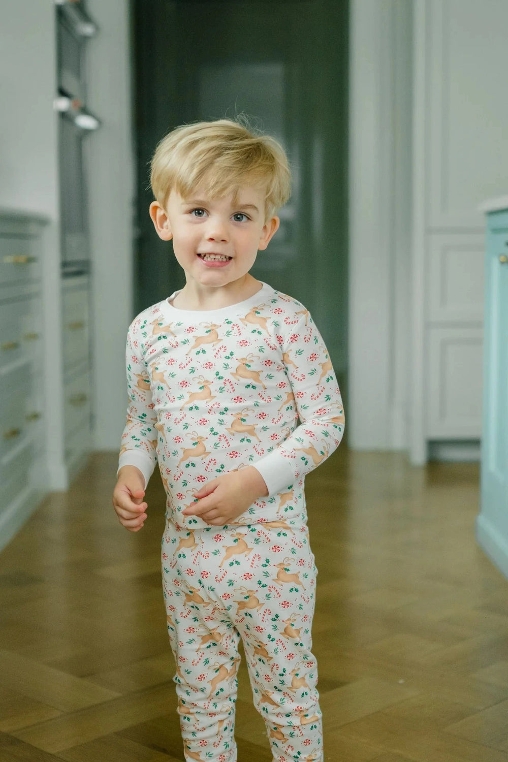 Prancer 2 Piece PJ Set Boy Pajamas Proper Peony 