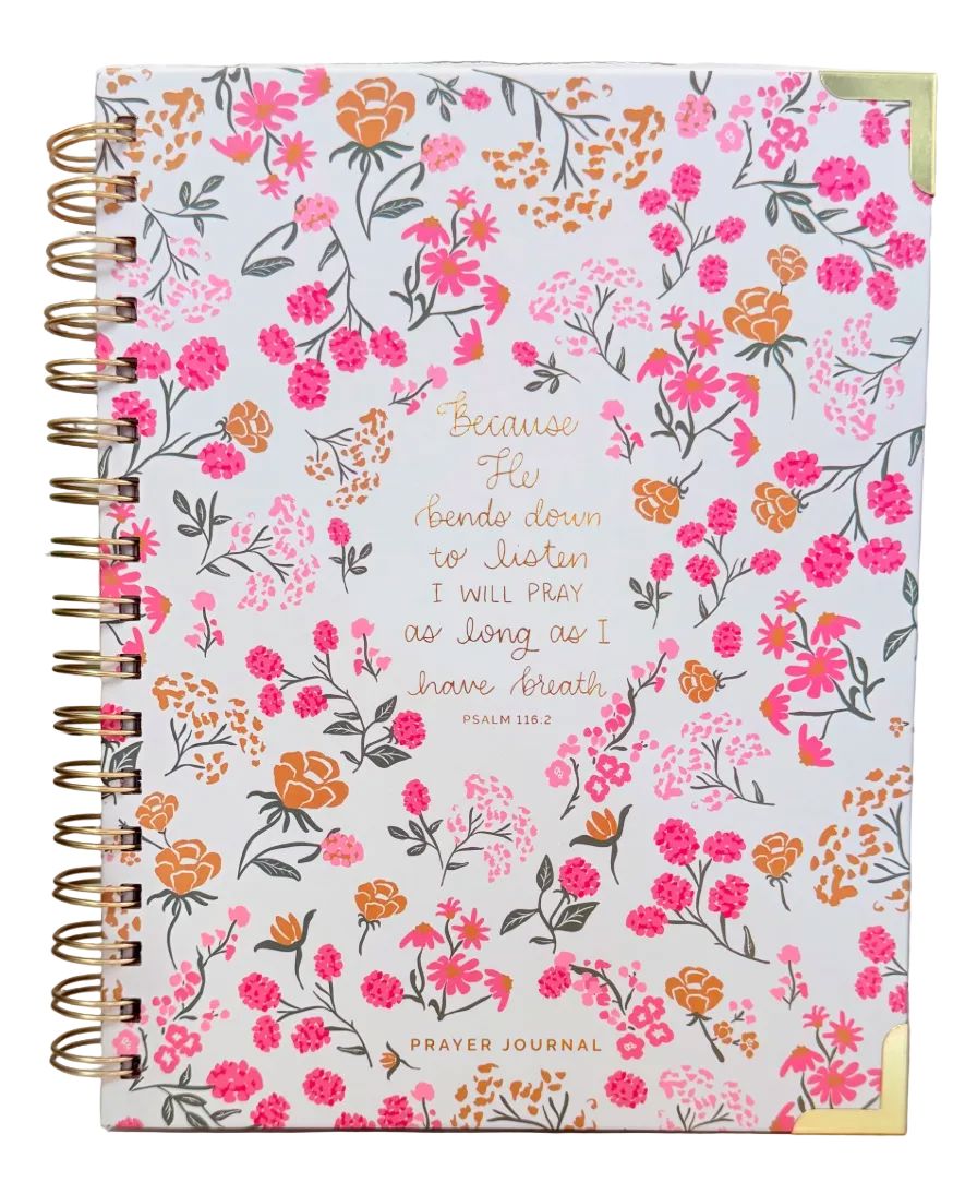 Prayer Journal - Because He Bends Down Journal Mary Square 