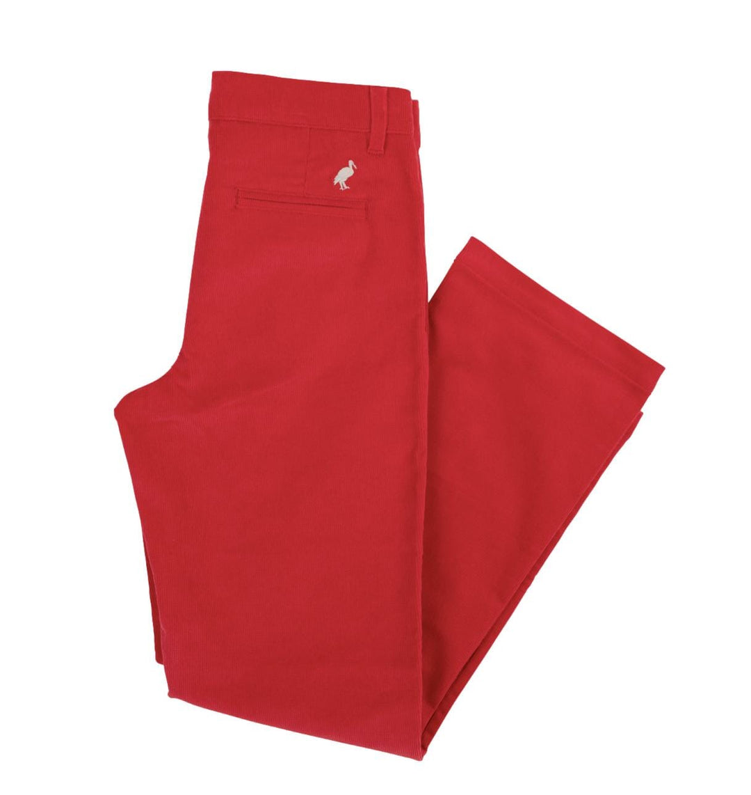 Prep School Corduroy Pants - Red Boy Pants Beaufort Bonnet 