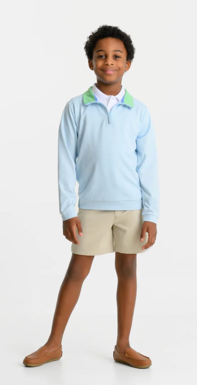 Prepletic™ Charlie's Chinos - Keeneland Khaki Boy Shorts Beaufort Bonnet 