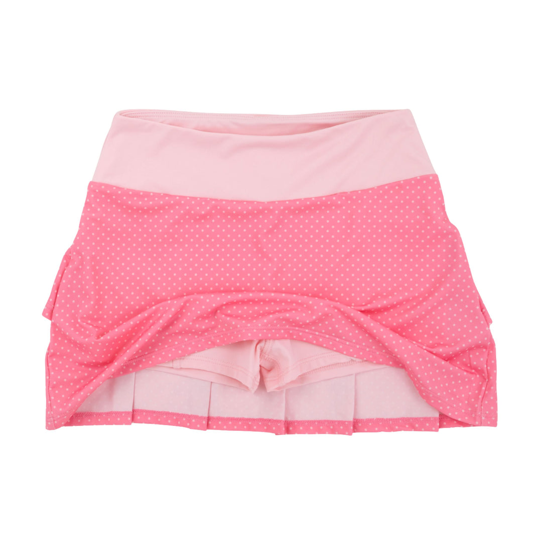 Prepletic Cindy Skort - Romany Rose Microdot Girl Skirt Beaufort Bonnet 