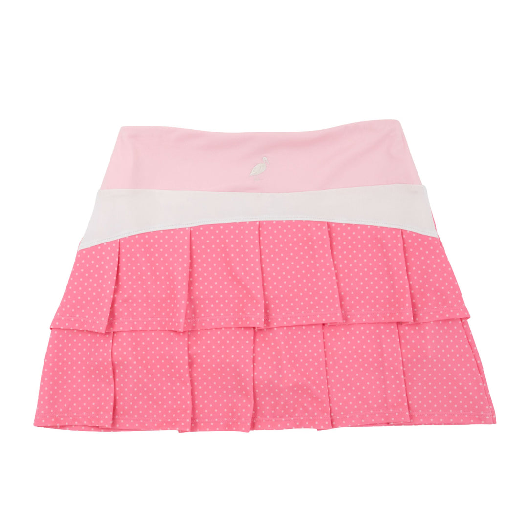 Prepletic Cindy Skort - Romany Rose Microdot Girl Skirt Beaufort Bonnet 