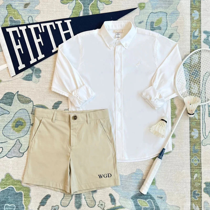 Prepletic Dean's List Dress Shirt - Worth Avenue White Boy Shirt Beaufort Bonnet 