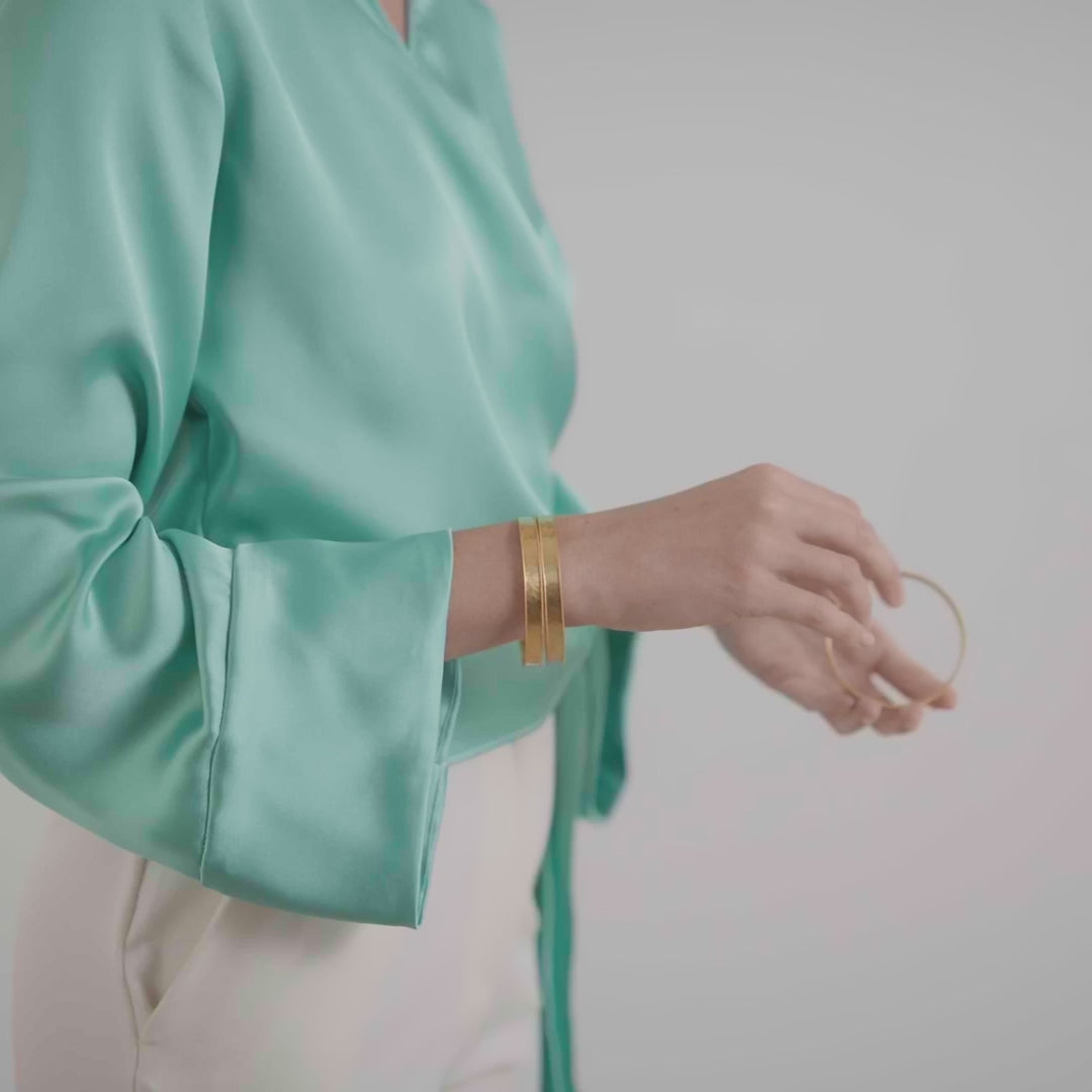 Savoy Bangle - Gold