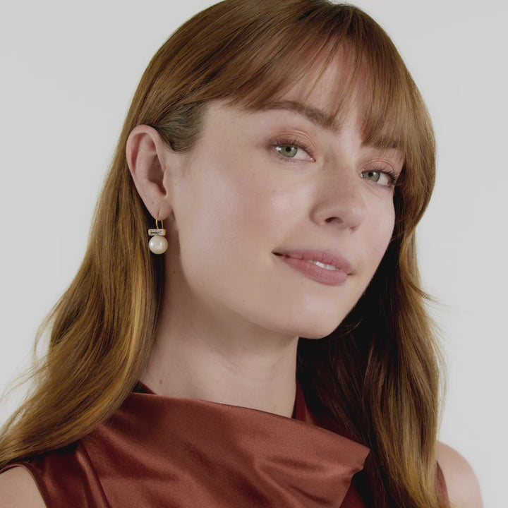 Charlotte Earrings - Pearl